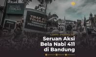 Seruan Aksi Bela Nabi 411 di Bandung