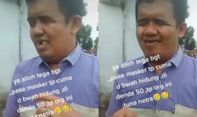 Viral Video Lelaki Tunanetra Didenda Rp50 Ribu Gegara Pakai Masker Tidak Benar