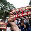 Serukan Pemilu Demokratis, Mahasiswa Yogyakarta Gelar Aksi Tolak Politik Dinasti