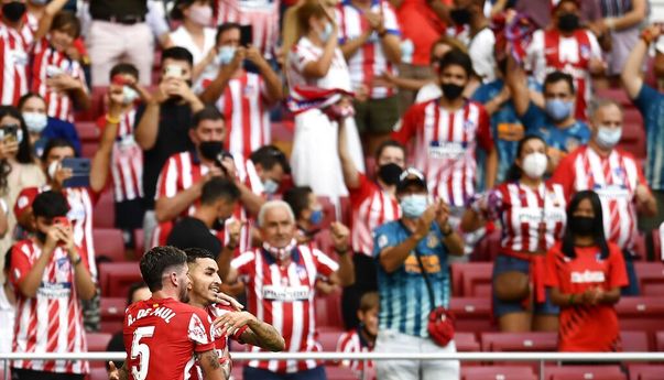 Atletico Madrid Bertengger di Puncak Klasemen, Barcelona Bayangi Real Madrid, inilah Hasil dan Klasemen Liga Spanyol Pekan Kedua