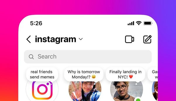 Menilik Fitur Baru Instagram, Bisa Bikin Kicauan Pendek, Mirip Twiter?