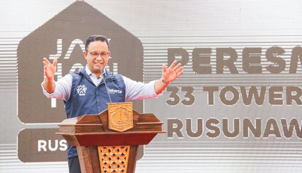 Resmikan 12 Rusunawa di Jakut, Anies: Mereka Bekerja dalam Sunyi, Tidak Terlihat