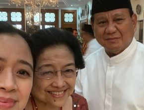 Saat Lebaran ke Rumah Megawati, PDIP: Prabowo Seperti Keluarga