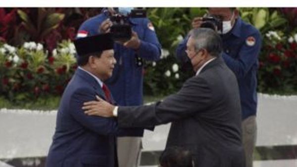 Momen Hangat Pertemuan Prabowo dan SBY, Bahas Koalisi Pemilu 2024?
