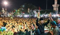 Ribuan Mafia Sholawat Dukung  Pemilu Damai