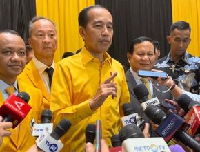 Soal Kemungkinan Gabung Golkar, Jokowi: Tanyakan ke Ketum Golkar, Jangan Tanya Saya