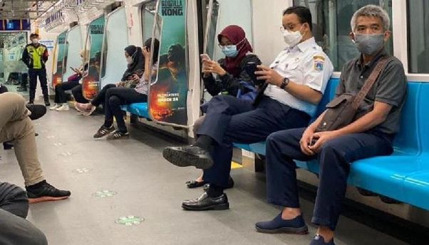 Viral Anies Dicuekin Penumpang MRT, Geizh Chalifah Langsung Angkat Suara