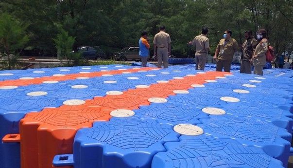 Luar Biasa! Dermaga Apung Jadi Destinasi Baru Wisata di Tegal