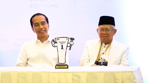 Suara Jokowi di Pilpres 2019 Melonjak Tajam di 5 Provinsi Ini.