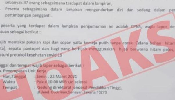Beredar Pesan Berantai CPNS 2019 Dipanggil, Ini Kata Kemendikbud