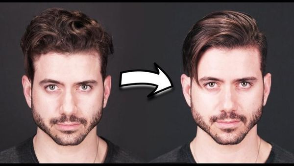Cara meluruskan rambut pria secara simple dan modern