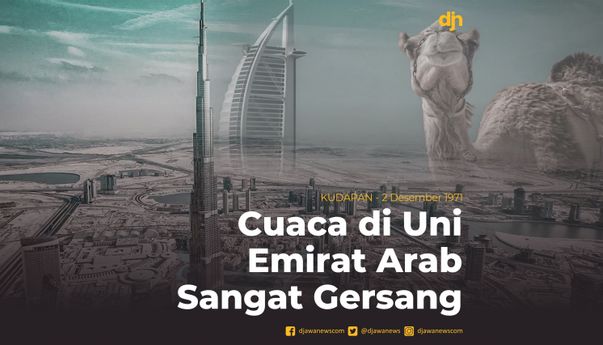 Cuaca di Uni Emirat Arab Sangat Gersang