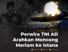 Peristiwa TNI AD Arahkan Moncong Meriam Ke Istana