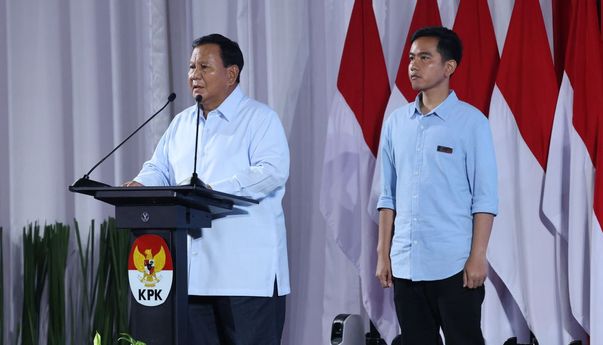 Update Real Count KPU 77,79 persen: Prabowo-Gibran Masih Unggul di Angka 58,83 Persen