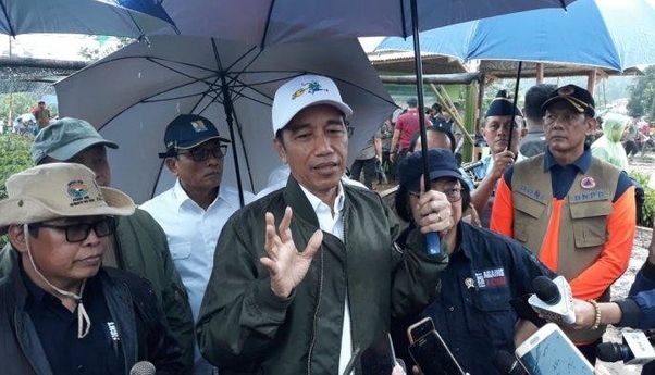 Cegah Longsor, Jokowi Minta Kepala Daerah Tanam Vetiver Bukan Vety Vera