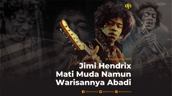 Jimi Hendrix Mati Muda Namun Warisannya Abadi