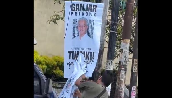 Ganjar Pranowo Diintimidasi di Pematangsiantar: Spanduk Dicopoti, Rencana Kuliah Umum Dibatalkan