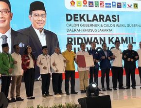 Resmi Deklarasi, Ridwan Kamil-Suswono Maju Pilkada Jakarta Diusung 12 Partai