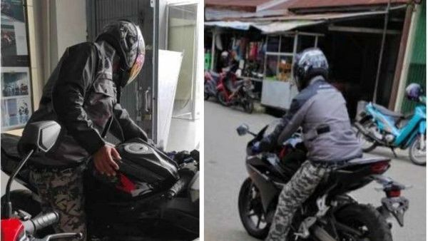 Berita Terkini: Seorang Pria Gondol Jaket Honda dan Motor CBR 250 CC yang Dipajang di Dealer