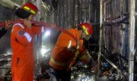 Kebakaran Pasar di Pacitan, 14 Kios Ludes Dilalap Api dengan Total Kerugian Rp 400 Juta