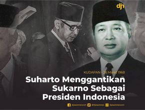 Suharto Menggantikan Sukarno Sebagai Presiden Indonesia