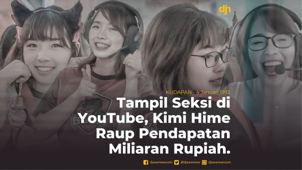 Tampil Seksi di YouTube, Kimi Hime Raup Pendapatan Miliaran Rupiah