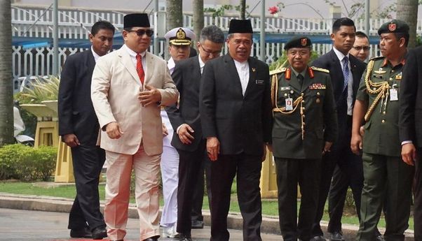 Momen Kunjungan Menhan Prabowo ke Malaysia