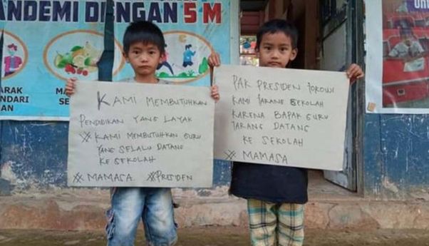 Viral Jeritan Anak di Mamasa Mengadu ke Jokowi: Jarang Sekolah karena Pak Guru Tak Datang