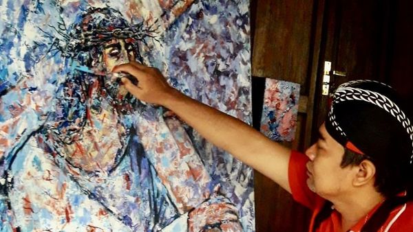 Slamet Jumiarto, Pelukis Jogja yang Pernah Ditolak Warga karena Beda Keyakinan Muncul Lagi