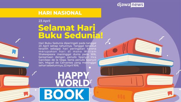 Hari Buku Sedunia dan Kematian Tiga Penulis Legendaris