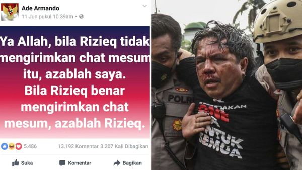 Sumpah Ade Armando Soal Habib Rizieq kembali Viral: Jika Terbukti Benar, Terazablah Rizieq