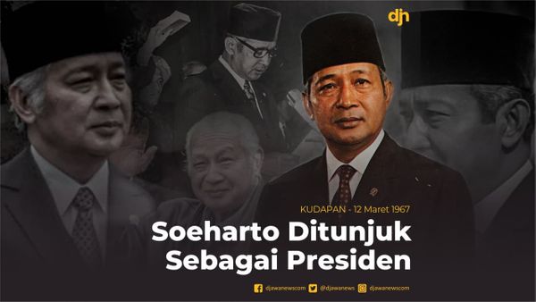 Soeharto Ditunjuk Sebagai Presiden