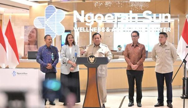 Prabowo Resmikan Ngoerah Sun Wellness dan Aesthetic Center, Bantu Tekan Devisa ke Luar Negeri