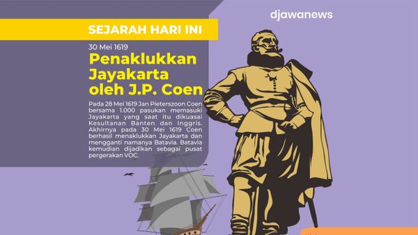 Jayakarta Ditaklukkan J.P. Coen dan Berganti Nama Menjadi Batavia