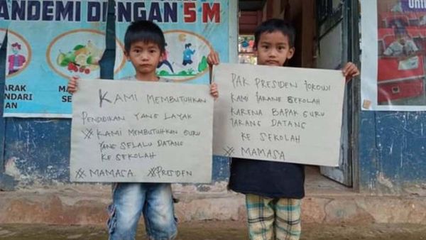 Viral Jeritan Anak di Mamasa Mengadu ke Jokowi: Jarang Sekolah karena Pak Guru Tak Datang