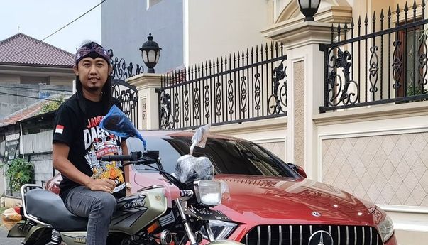 Luar Biasa! Yamaha RX King Milik Komedian Ade Jigo Ditukar dengan Mercy