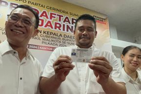 Bobby Nasution Resmi Jadi Kader Gerindra, Sudah Kantongi KTA