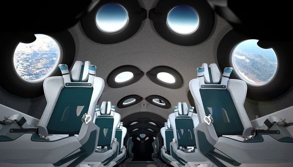 Jadi Agen Wisata Luar Angkasa, Virgin Galactic Rilis Kabin Pesawat Antariksanya