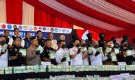 Tim Gabungan BNN Gagalkan Penyelundupan 2 Ton Sabu di Perairan Kepulauan Riau