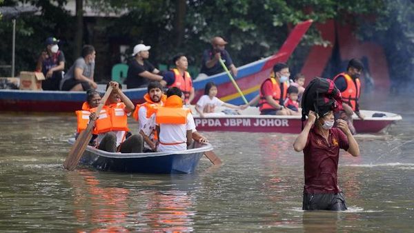 Terancam Diterjang Banjir Gelombang Ketiga, 10 Ribu Warga Malaysia Masih Mengungsi