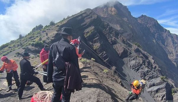 Pendaki Brasil yang Terjatuh di Rinjani Ditemukan Meninggal Dunia