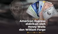 American Express didirikan Oleh Henry Wells dan Wiliam Fargo