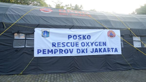 Posko Oxygen Rescue Monas, Tabung Kosong Dibawa Dulu ke Cilegon, Bolak-balik Butuh 5 Jam