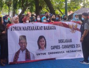 Anies Baswedan dan Grace Natalie Dideklarasikan untuk Maju di Pilpres 2024, Relawan: Untuk Indonesia Bahagia