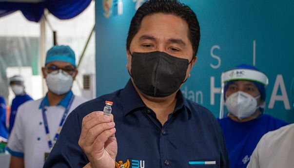 Kabar Gembira dari Erick Thohir: 77 Juta Dosis Vaksin Merah Putih dari Bio Farma di Juli 2022