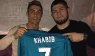 Cristiano Ronaldo Ucap Insya Allah Menang, Begini Tanggapan Khabib Nurmagomedov