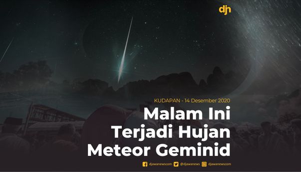 Malam Ini Terjadi Hujan Meteor Geminid
