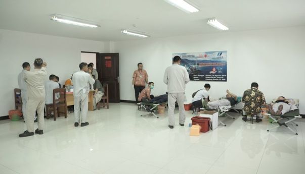 PLTU Celukan Bawang Gelar Aksi Donor Darah untuk Sambut Hari Kemerdekaan ke-74