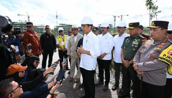 Presiden Jokowi Optimistis Upacara HUT RI Tahun Ini Bakal Digelar di IKN