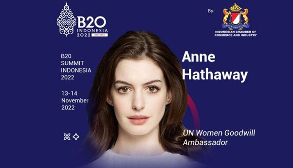Anne Hathaway Dipastikan Hadir di Acara Puncak B20 di Bali, Jadi Pembicara Wakili PBB
